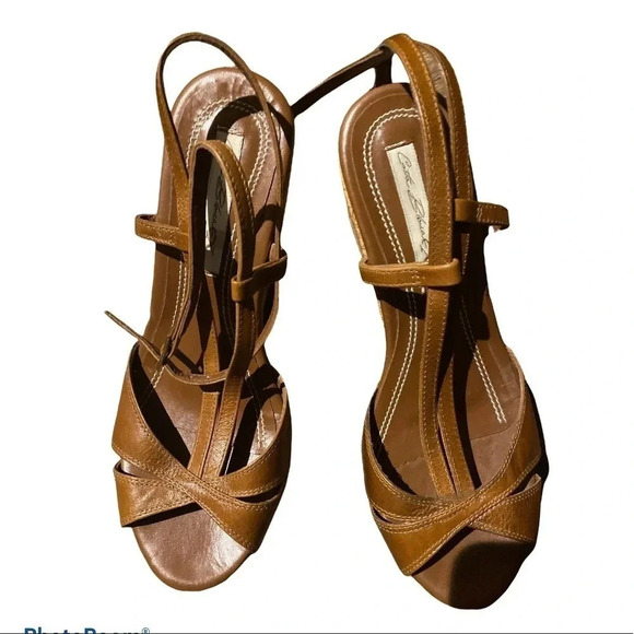 Costa  Blanca tan platform wedge sandals 7 New - Picture 9 of 9